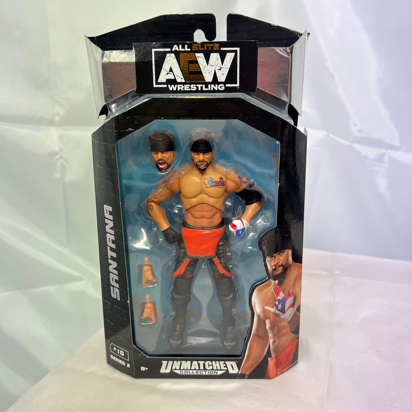 AEW Unmatched 2 Santana Action Figure WWE AEW
