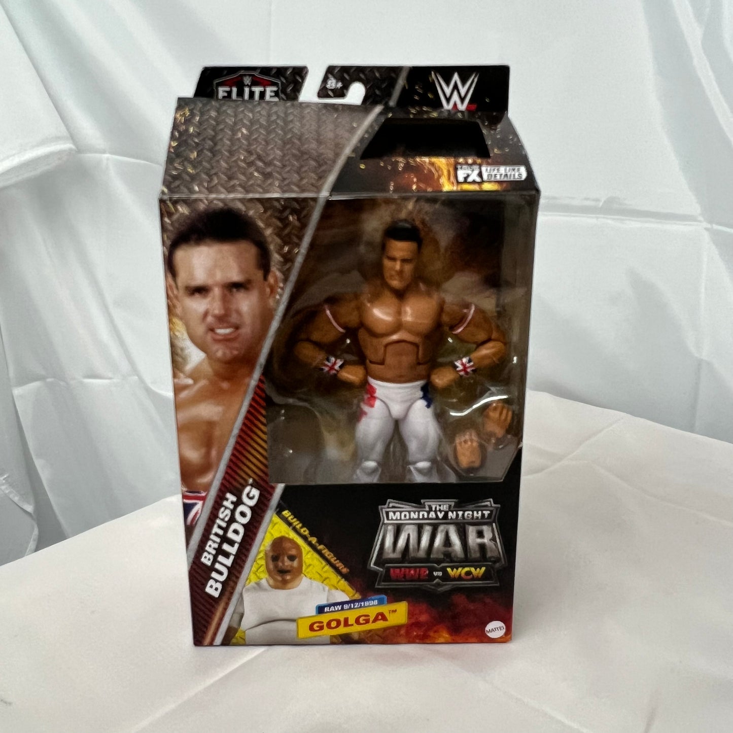 British Bulldog - WWE Elite Monday Night Wars Action Figure Opened NO BAF