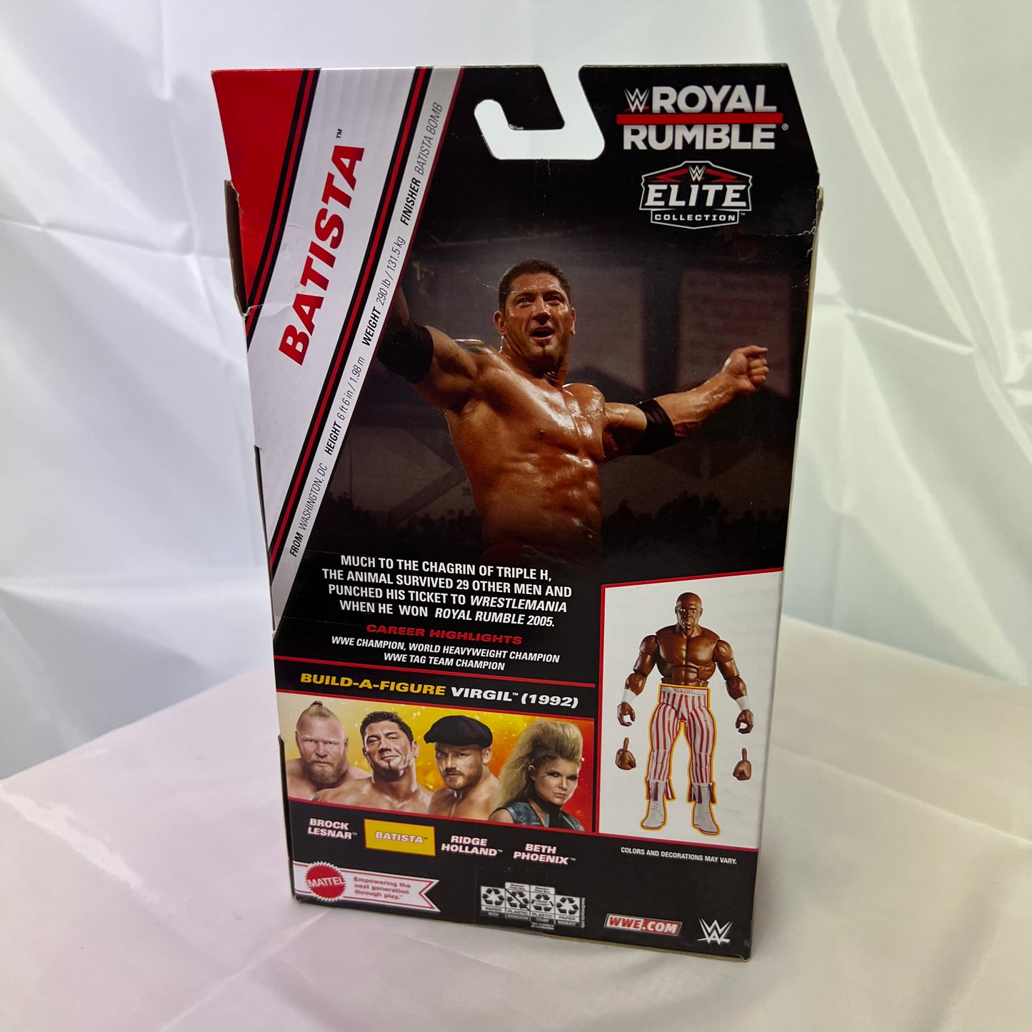 Batista - WWE Elite Royal Rumble Action Figure Opened NO BAF