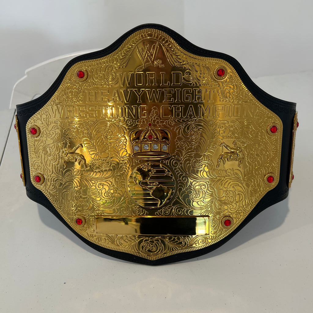 WWE World Heavyweight 2002 Retro Championship Replica Title Belt WWE Authentic