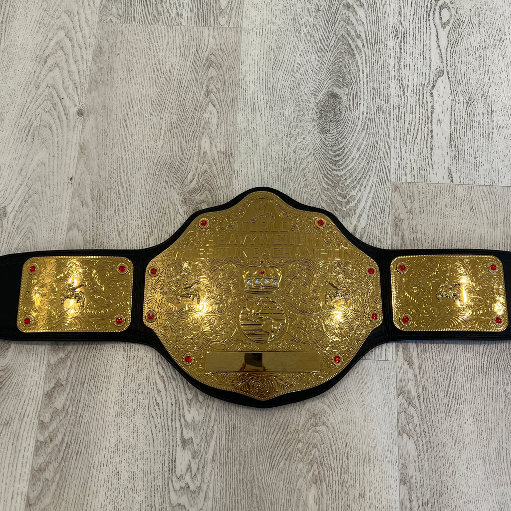 WWE World Heavyweight 2002 Retro Championship Commerative Title Belt WWE Authentic