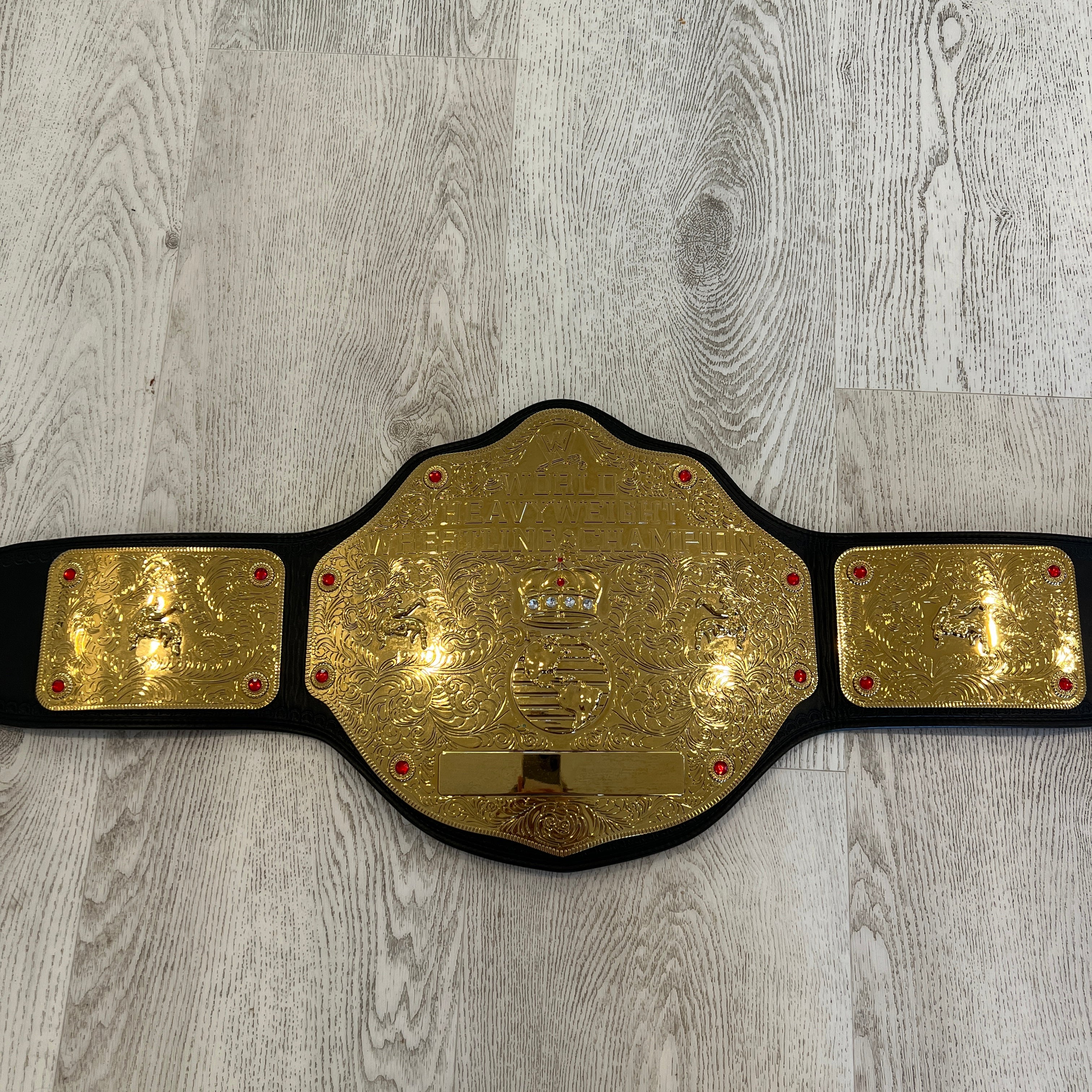 WWE World Heavyweight 2002 Retro Championship Commerative Title Belt WWE Authentic