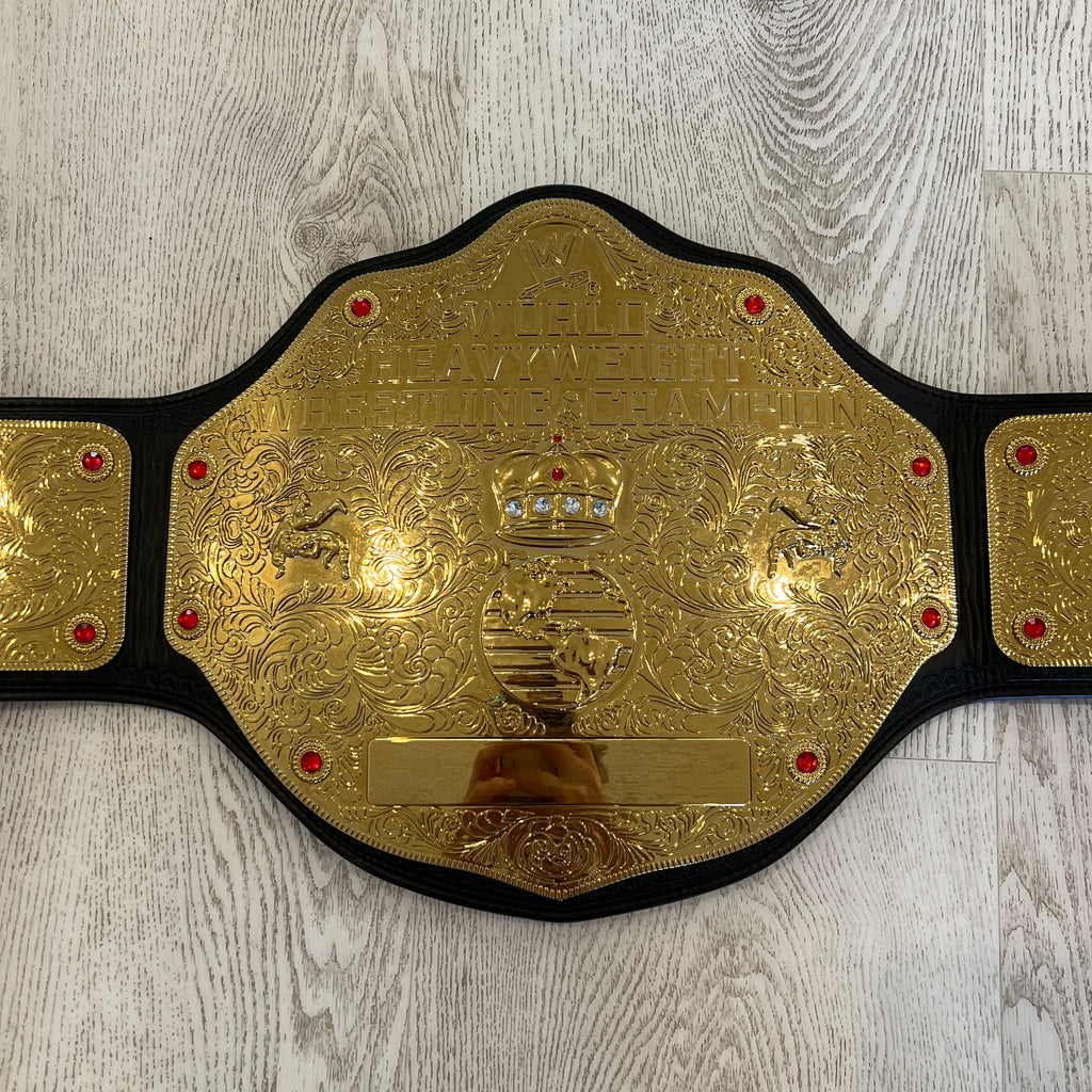 WWE World Heavyweight 2002 Retro Championship Commerative Title Belt WWE Authentic