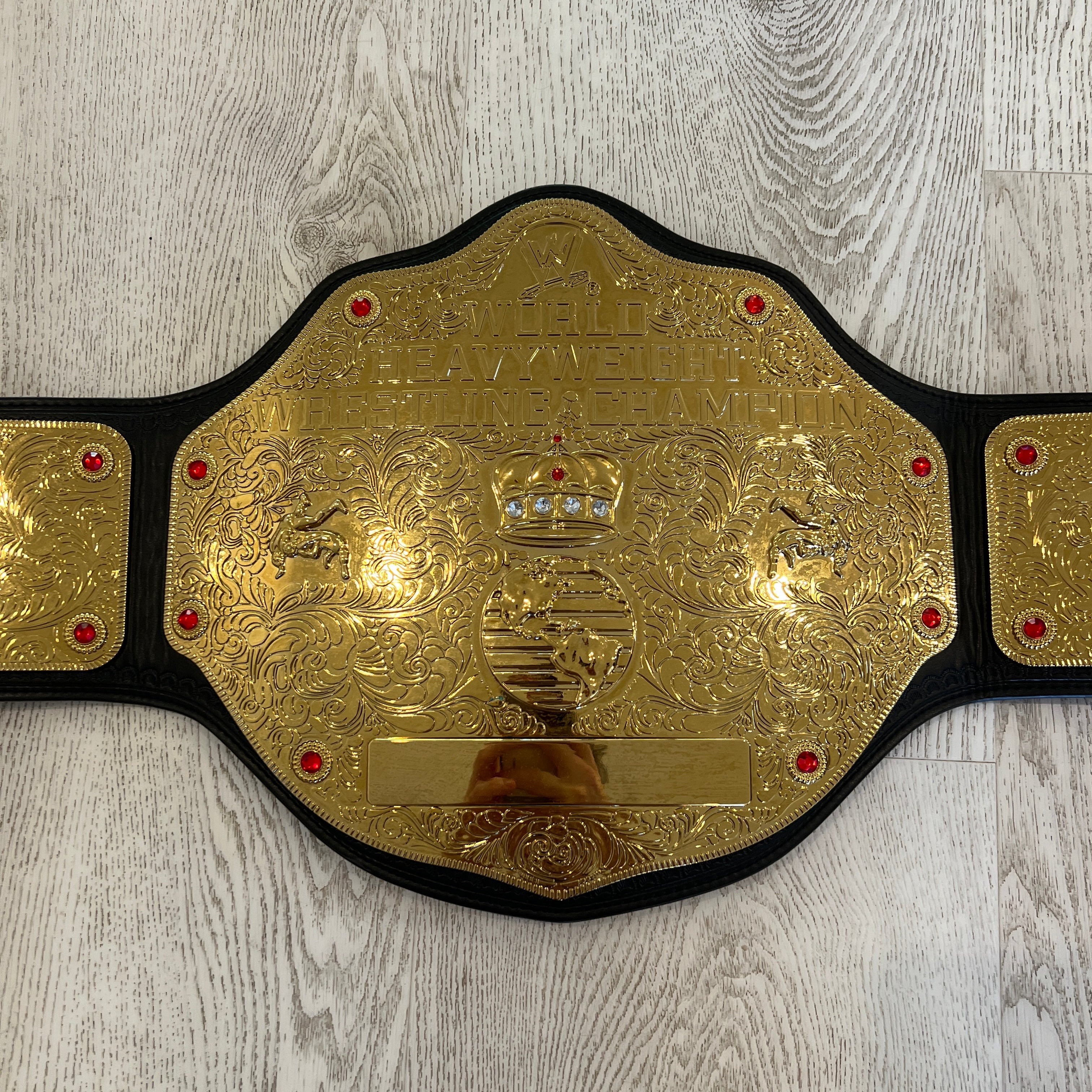WWE World Heavyweight 2002 Retro Championship Commerative Title Belt WWE Authentic