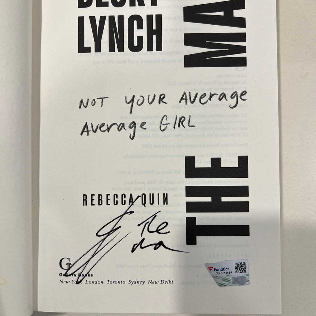 WWE Becky Lynch The Man Hardcover Book Signed Autographed COA Printing