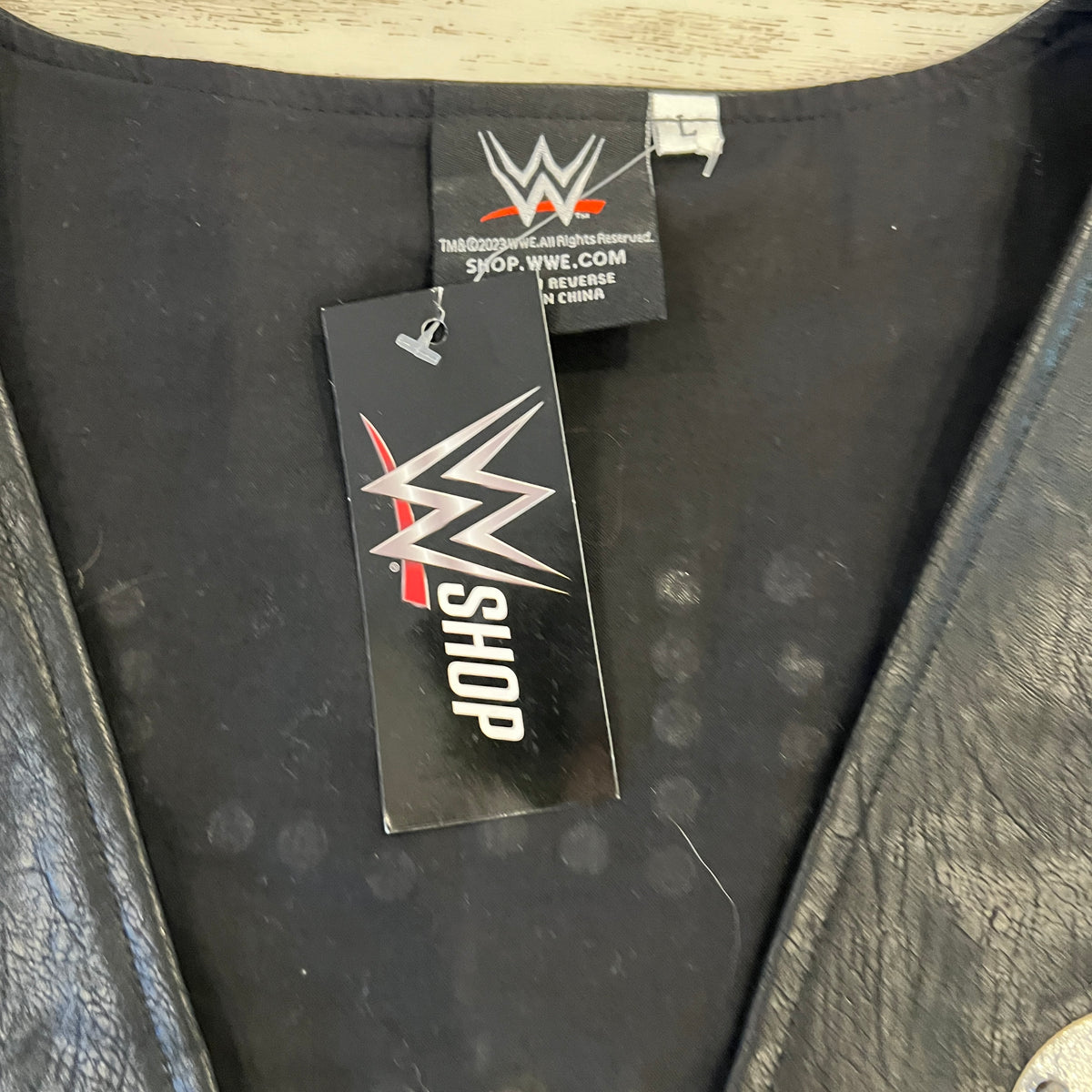 Stone Cold Steve Austin WWE Autographed Signed Black Gray OMR Replica Vest COA