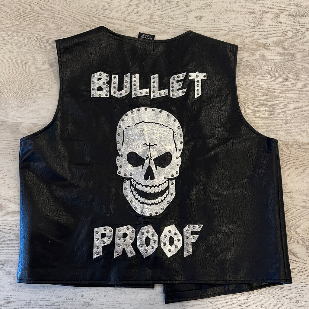Stone Cold Steve Austin WWE Autographed Signed Black Gray OMR Replica Vest COA