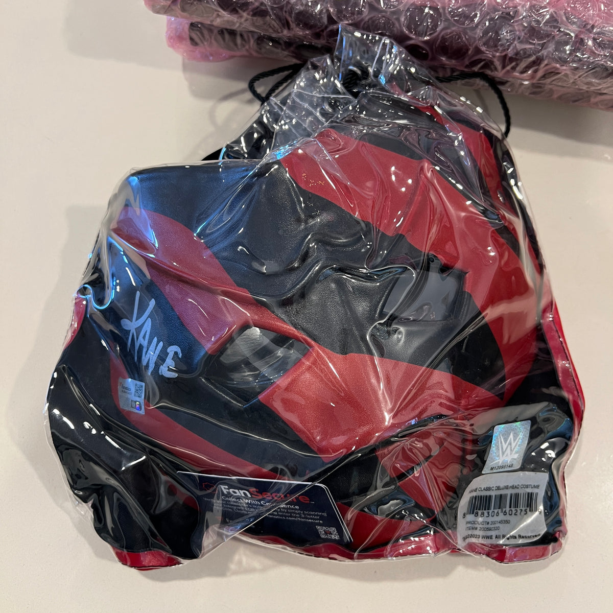Kane WWE Autographed Signed COA Deluxe Replica Mask