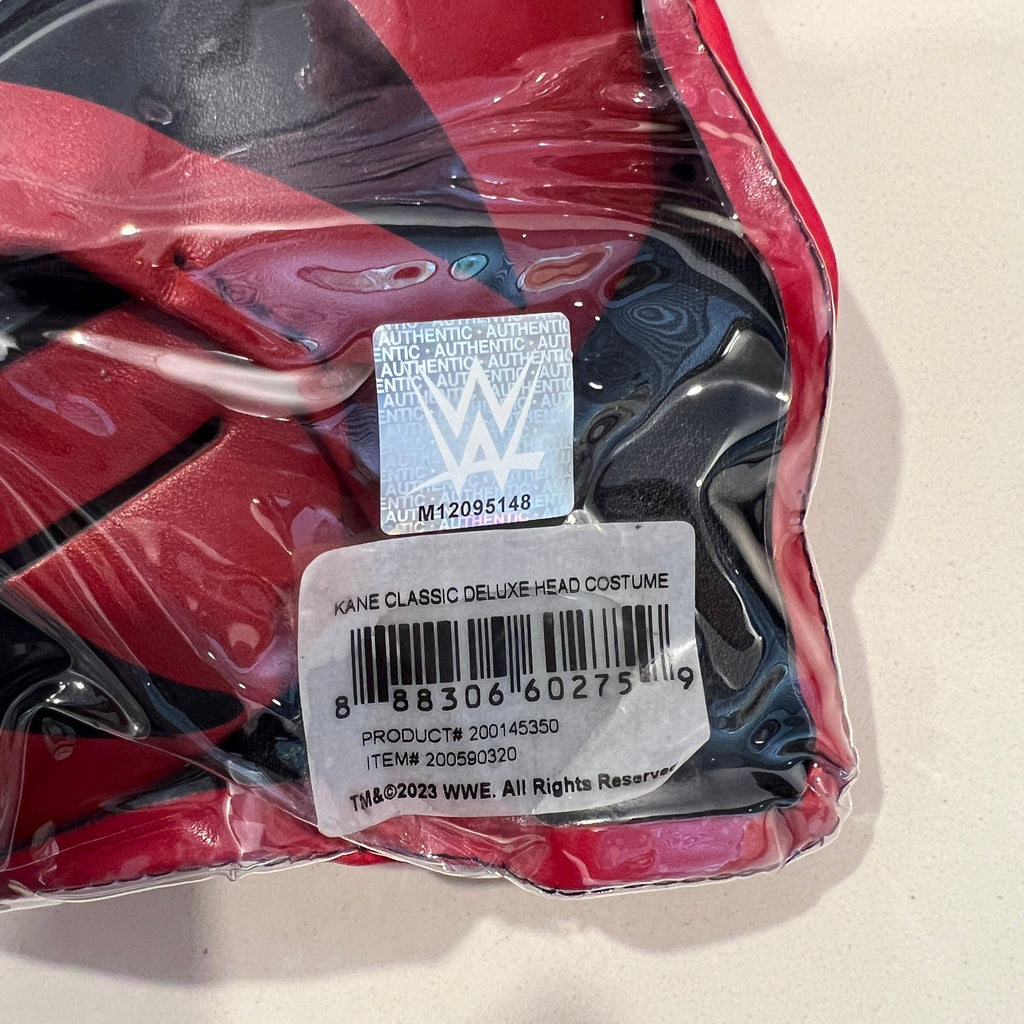 Kane WWE Autographed Signed COA Deluxe Replica Mask