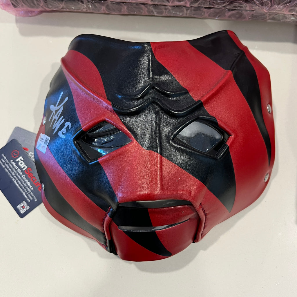 Kane WWE Autographed Signed COA Deluxe Replica Mask