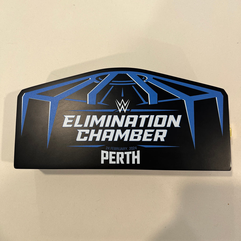 WWE Elimination Chamber 2024 Mini Replica Title Belt Perth Australia