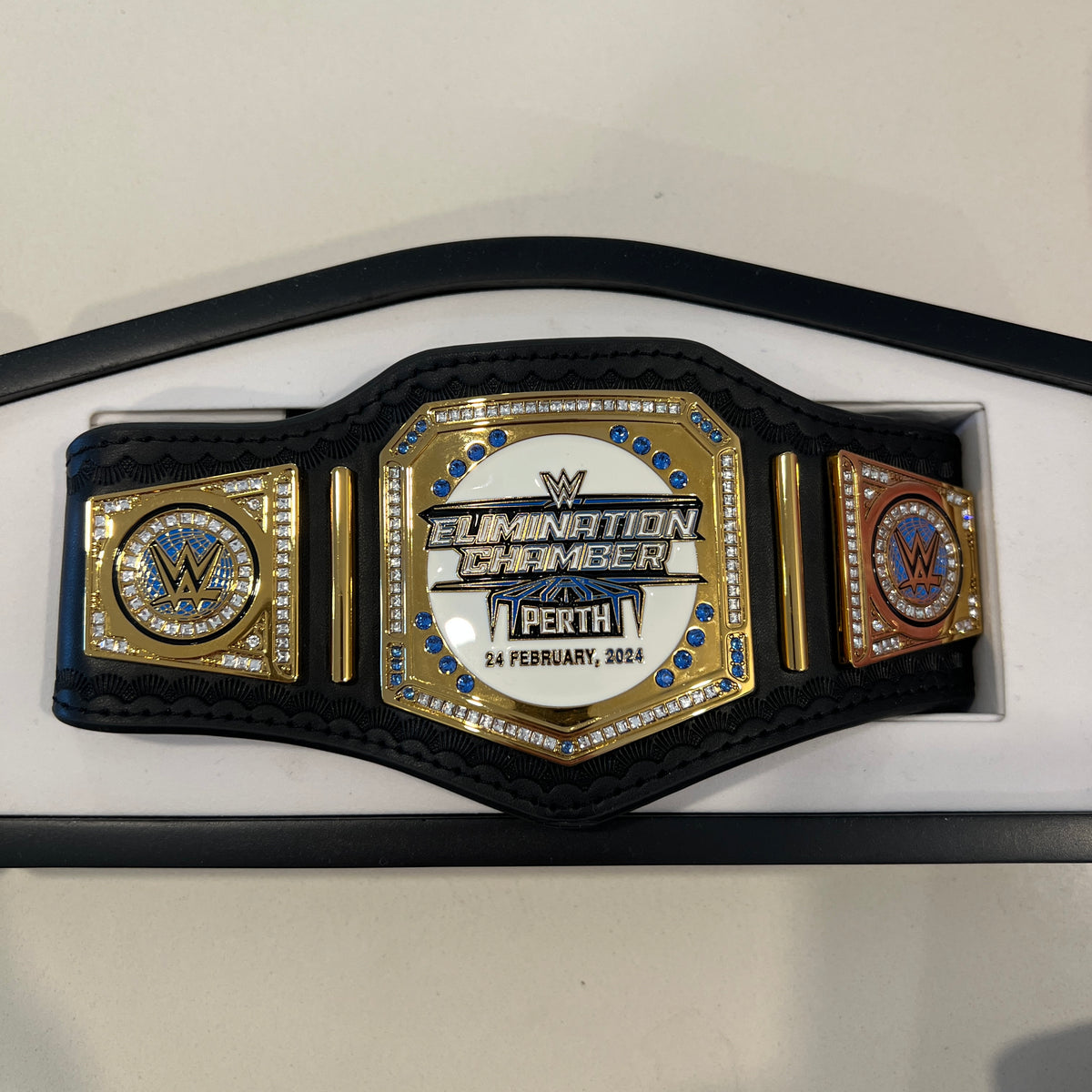 WWE Elimination Chamber 2024 Mini Replica Title Belt Perth Australia