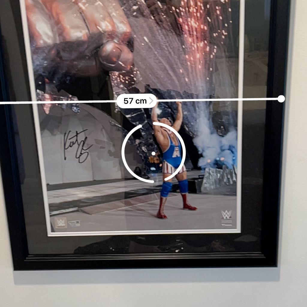 Kurt Angle WWE Autographed Signed 16" x 20" Entrance Photograph Framed