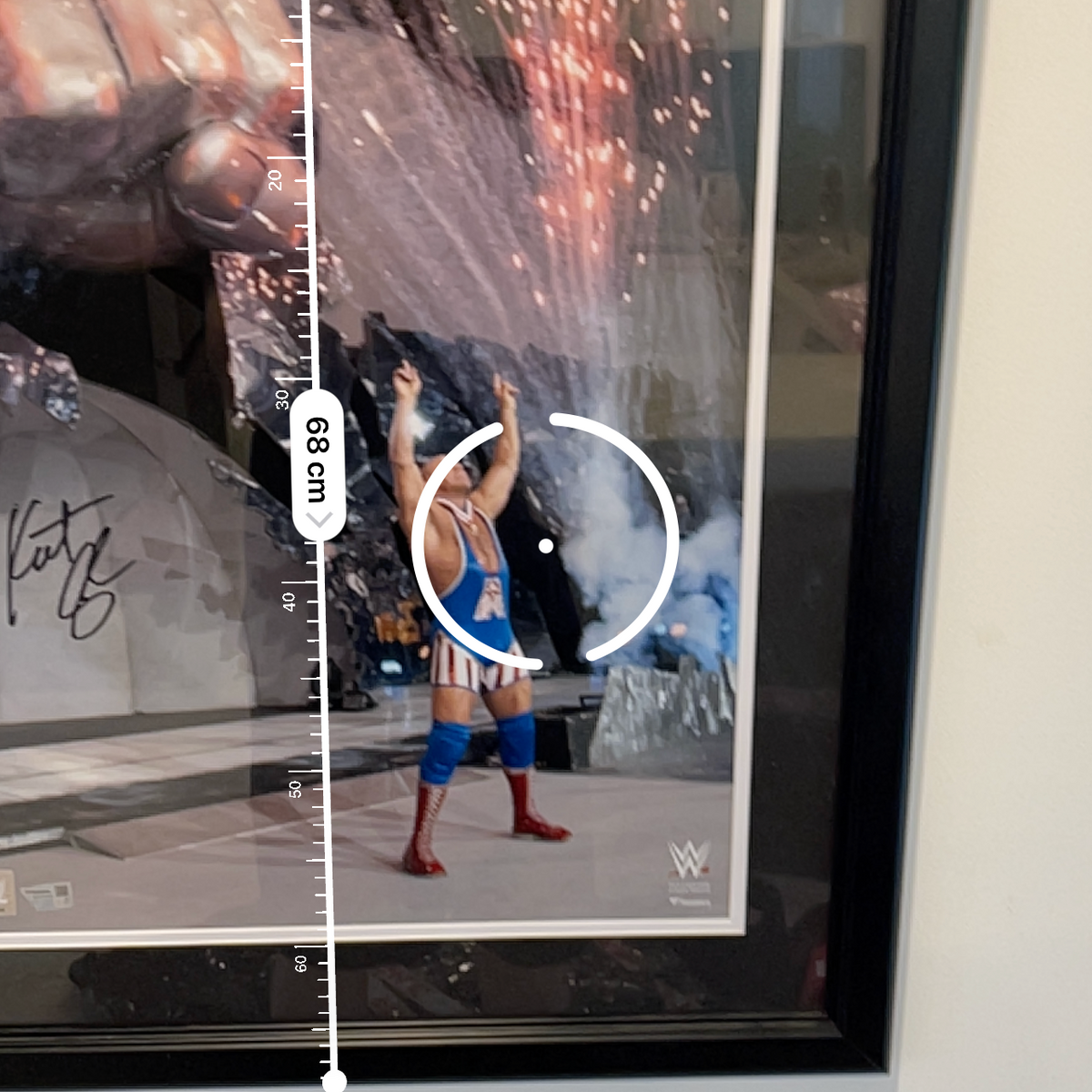 Kurt Angle WWE Autographed Signed 16" x 20" Entrance Photograph Framed