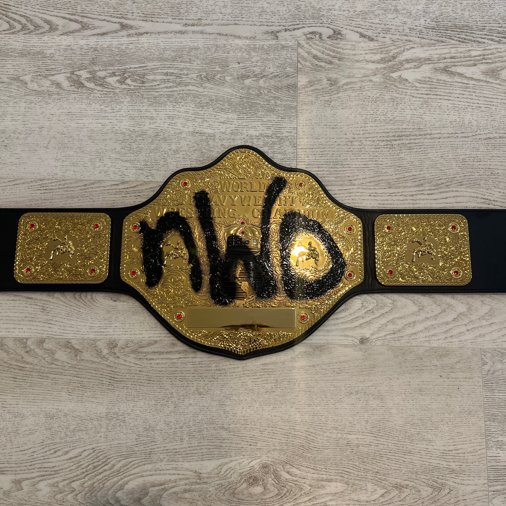 WWE WCW nWo Spray Paint Championship Replica Title Belt