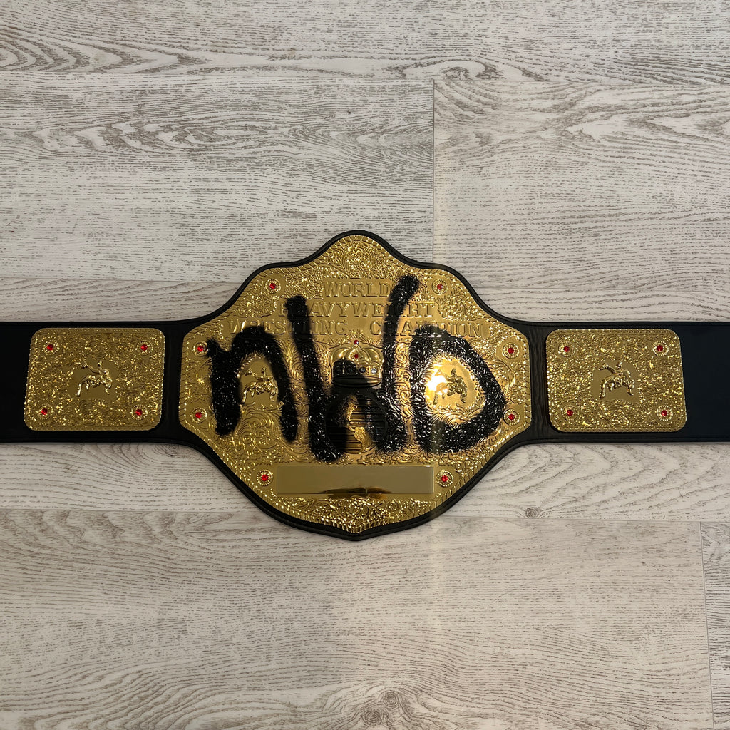 WWE WCW nWo Spray Paint Championship Replica Title Belt