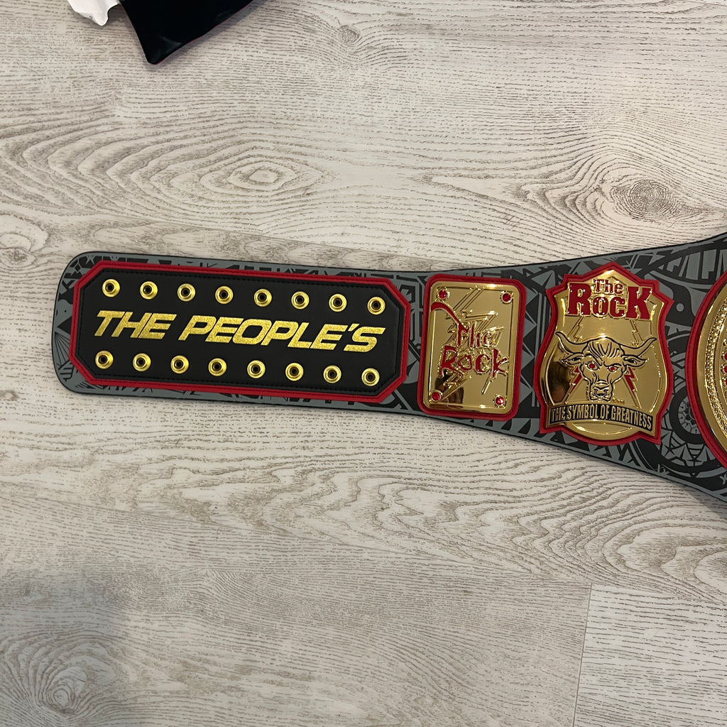 WWE The Rock Signature Series Replica Title Championship Belt