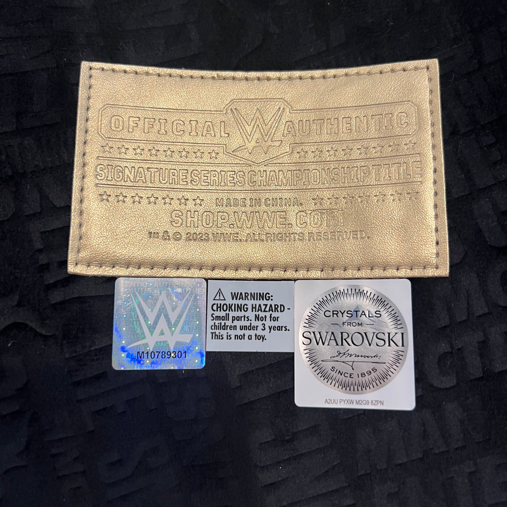 WWE The Rock Signature Series Replica Title Championship Belt