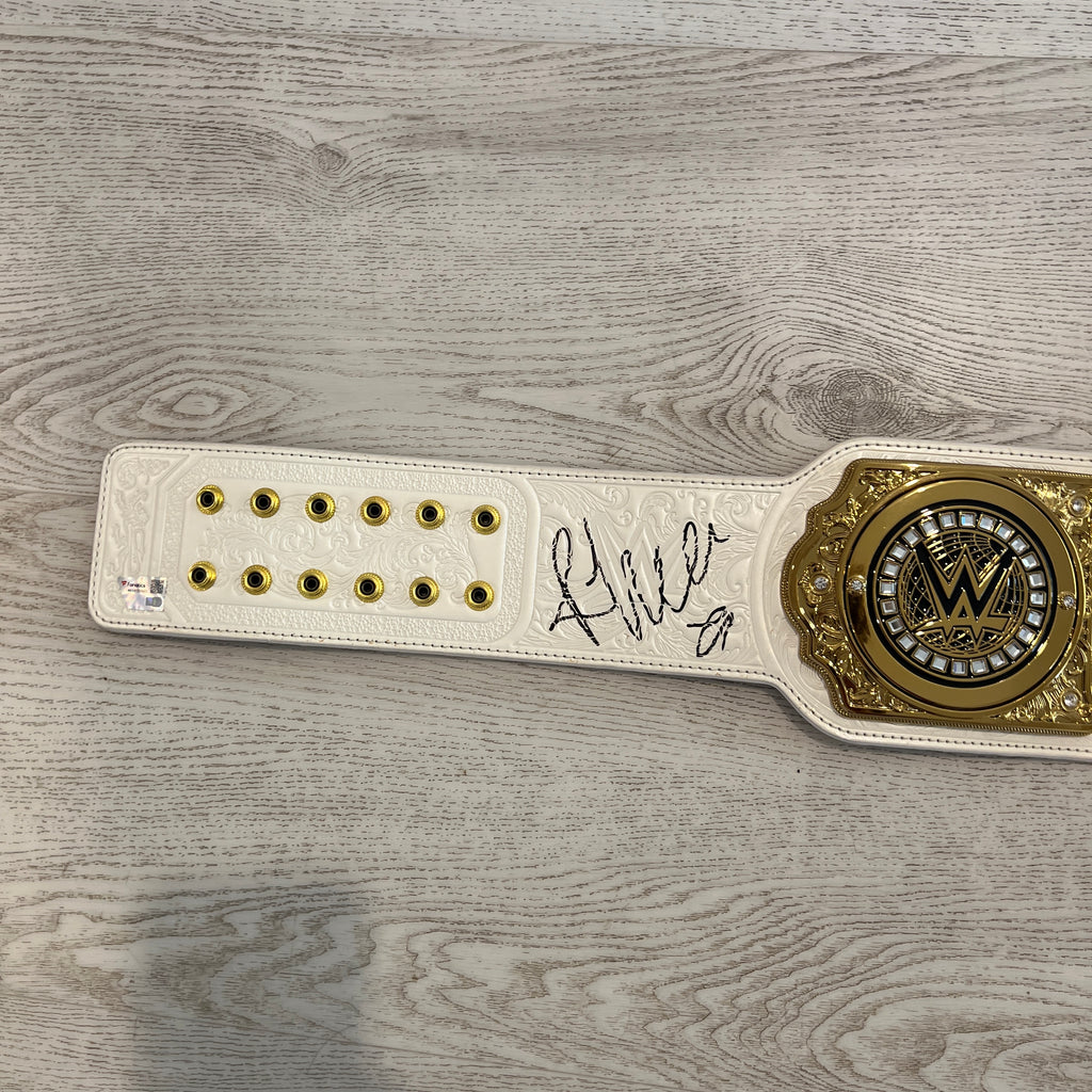Rhea Ripley Signed Autographed COA Women's World Championship Replica Title Belt