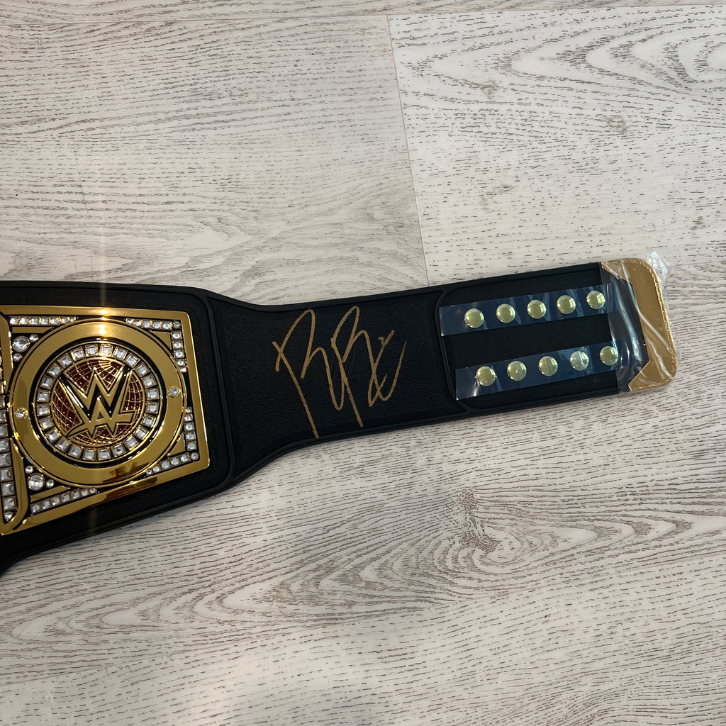 Roman Reigns WWE Autographed Undisputed Universal Championship Replica Title Belt Signed