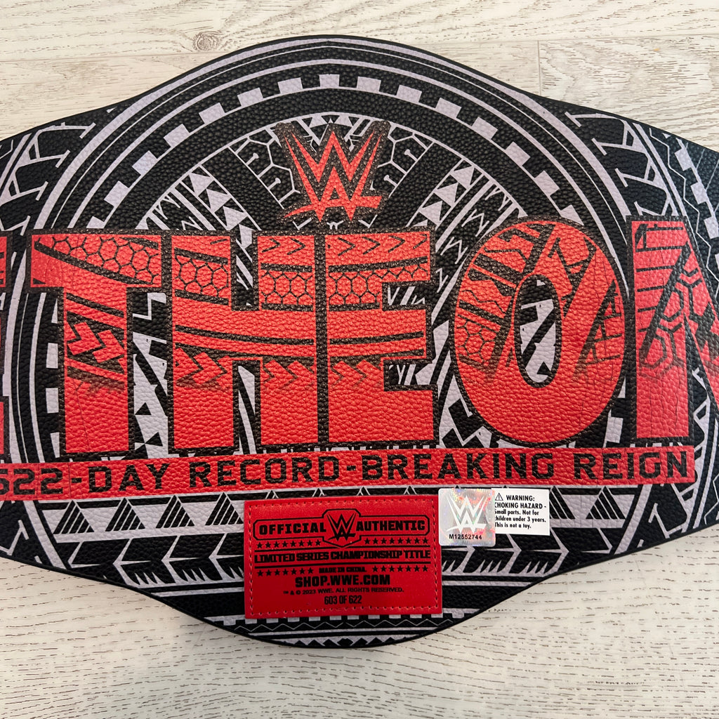 The Usos 622-Day Longest Reigning Limited Edition Tag Team Title Belt Replica