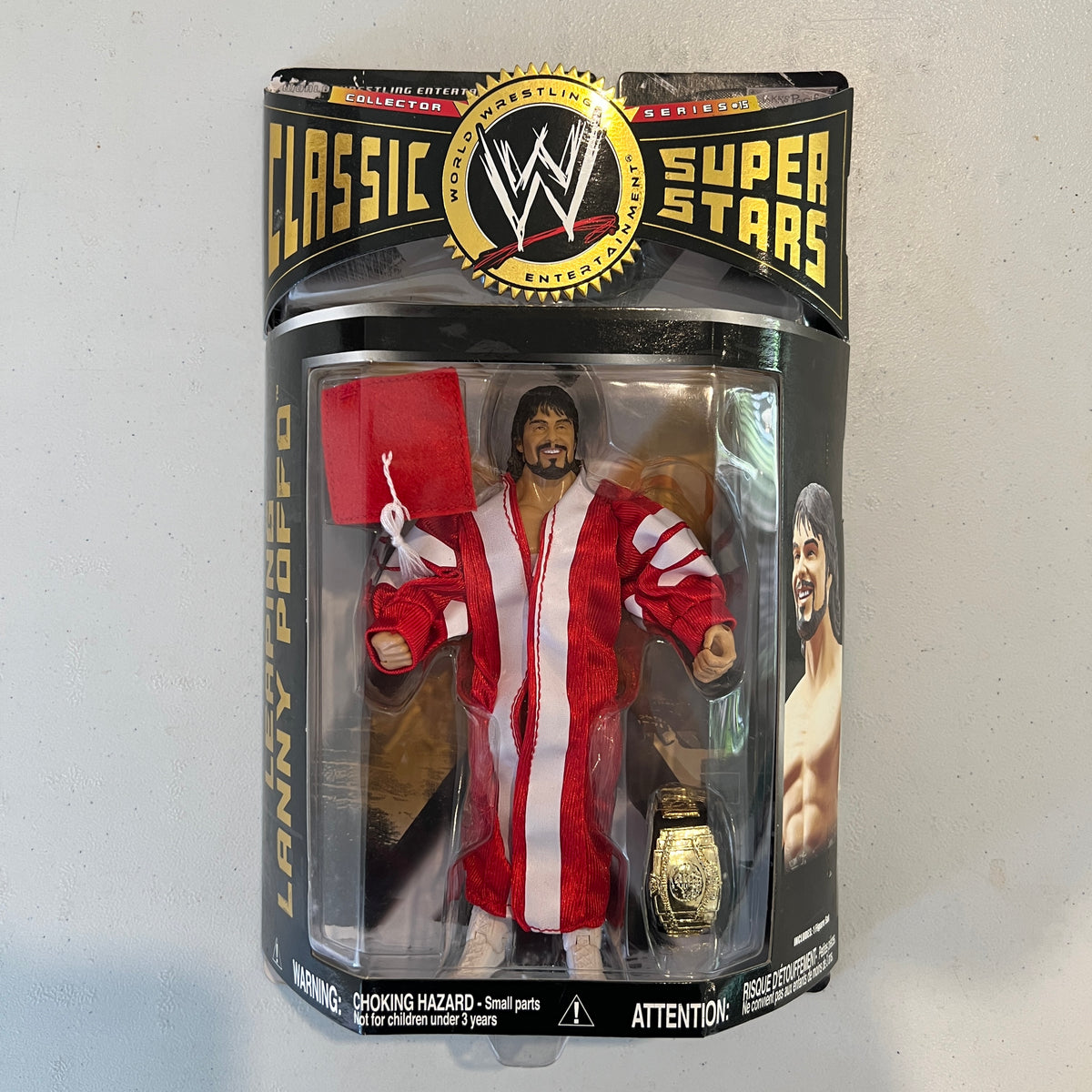 Leaping Lanny Poffo WWE Classic Superstars 15 Action Figure Jakks