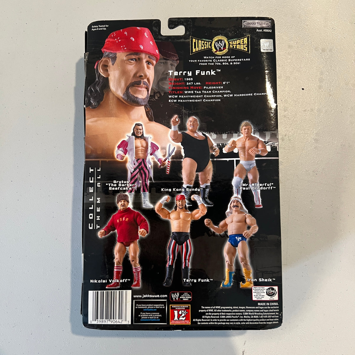 Terry Funk WWE Classic Superstars 5 Action Figure Jakks
