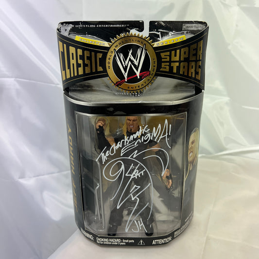 Signed Auto Jeff Hardy w COA WWE Classic Superstars 21 Action Figure Jakks