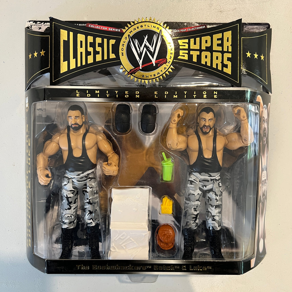 The Bushwackers WWE Classic Superstars 2 Pack Action Figures Jakks
