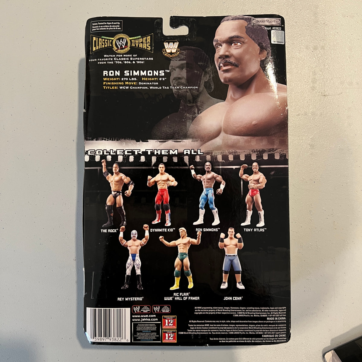 Ron Simmons WWE Classic Superstars 20 Action Figure Jakks