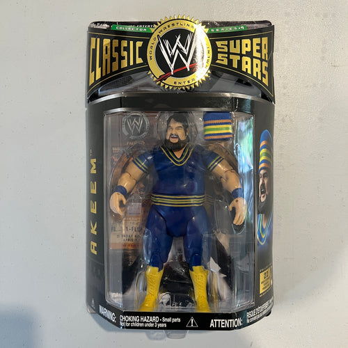 Akeem WWE Classic Superstars 9 Action Figure Jakks