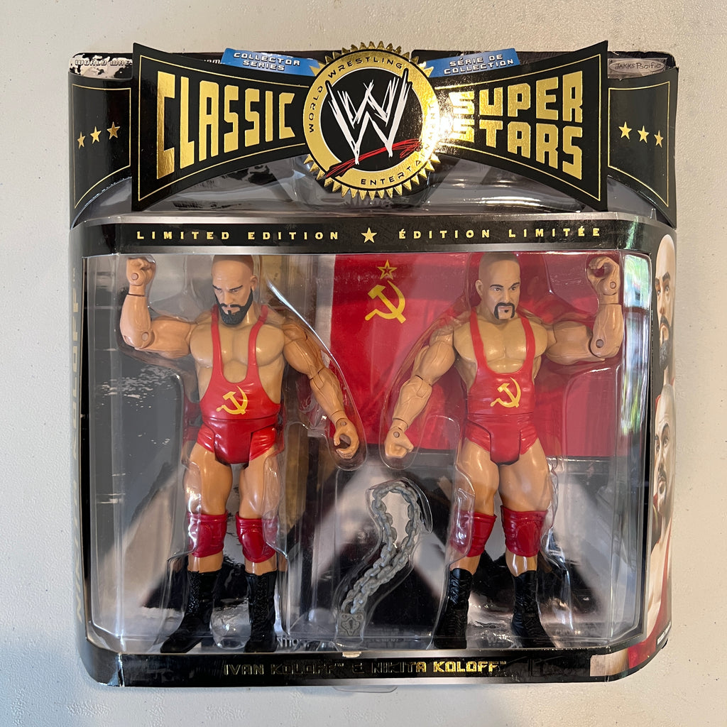Ivan & Nikita Koloff WWE Classic Superstars 2 Pack Action Figures Jakks