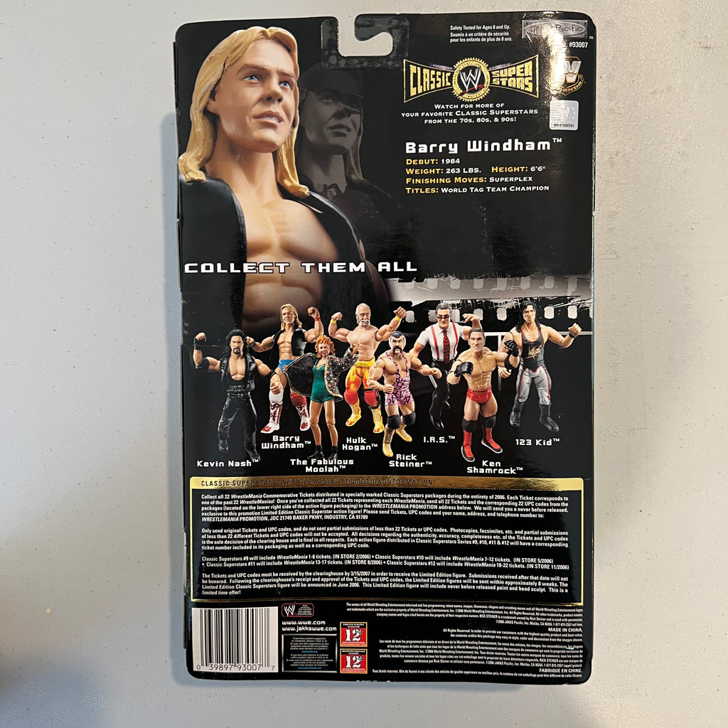 Barry Windham WWE Classic Superstars Series 11 Action Figure Jakks