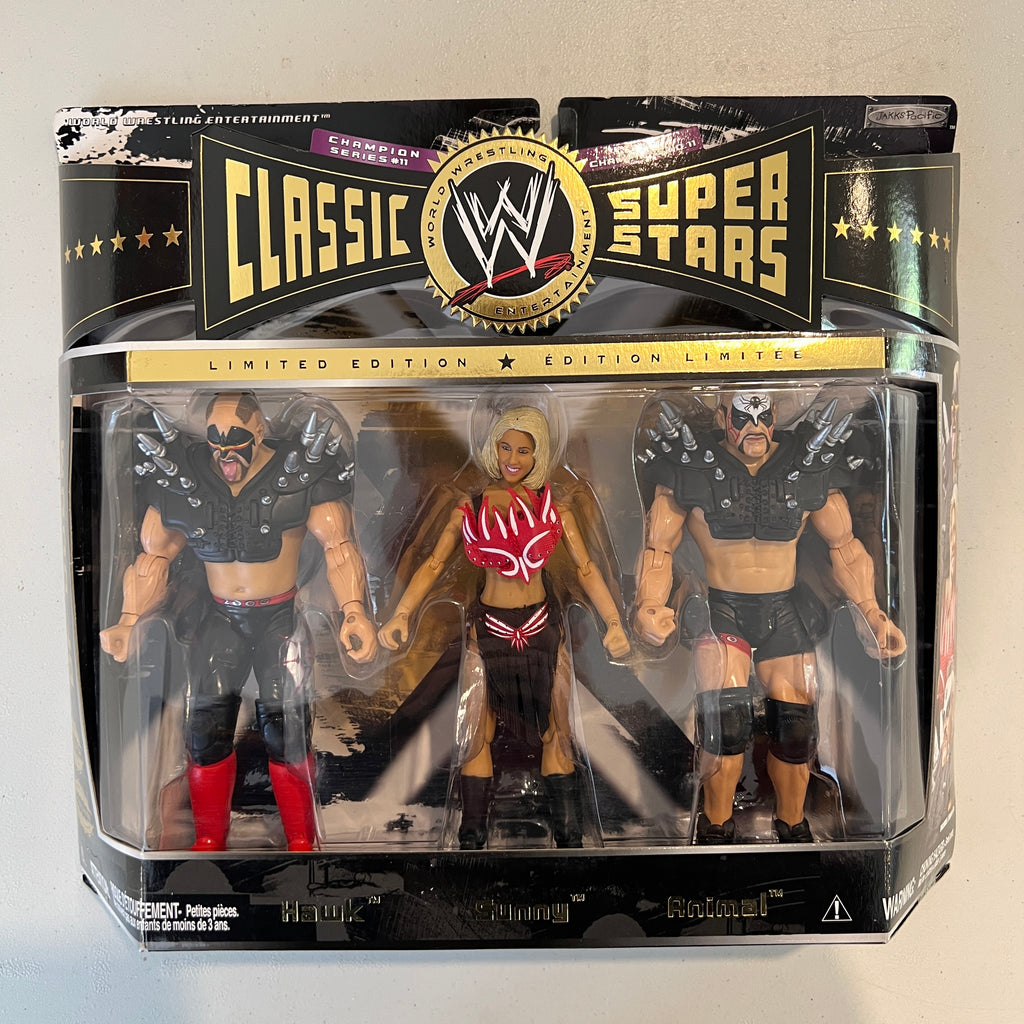 Legion Of Doom Sunny WWE Classic Superstars 3 Pack Action Figures Jakks