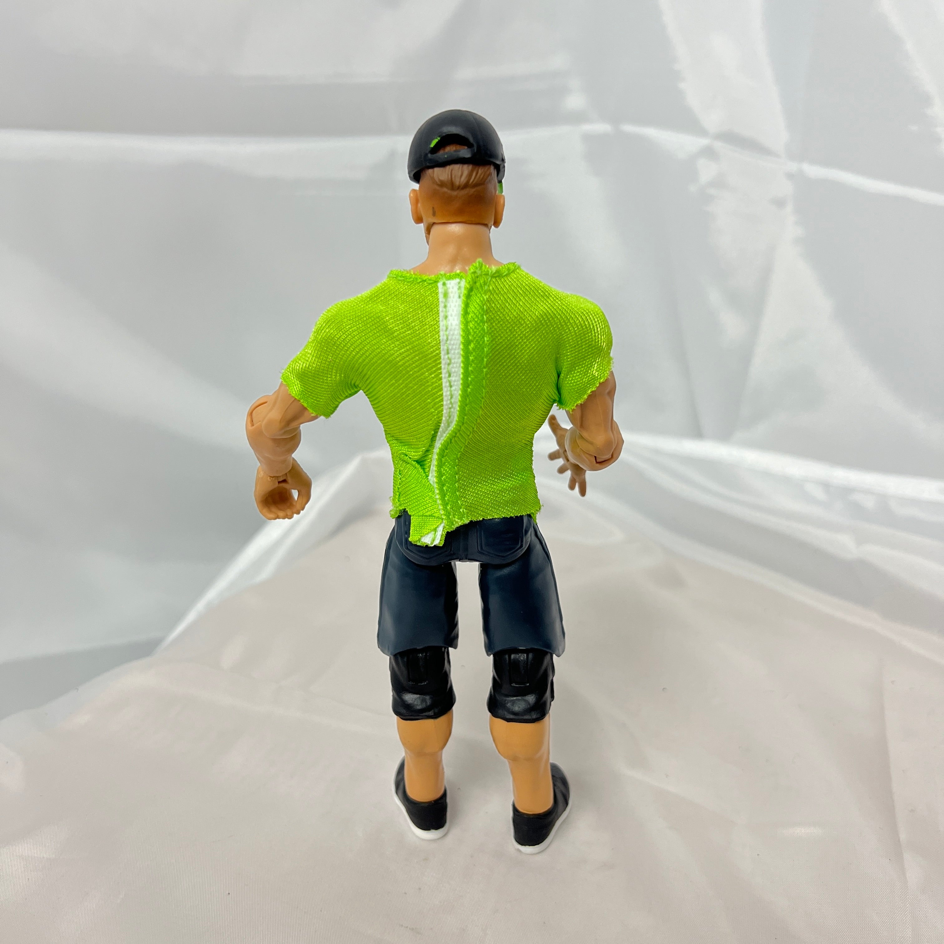 John Cena WWE Green Attire Out Of Box Action Figure Mattel 1