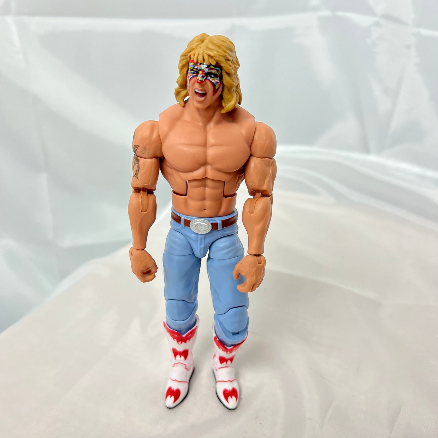 Ultimate Warrior Elite Monday Night Wars WWE Out Of Box Action Figure Mattel 1