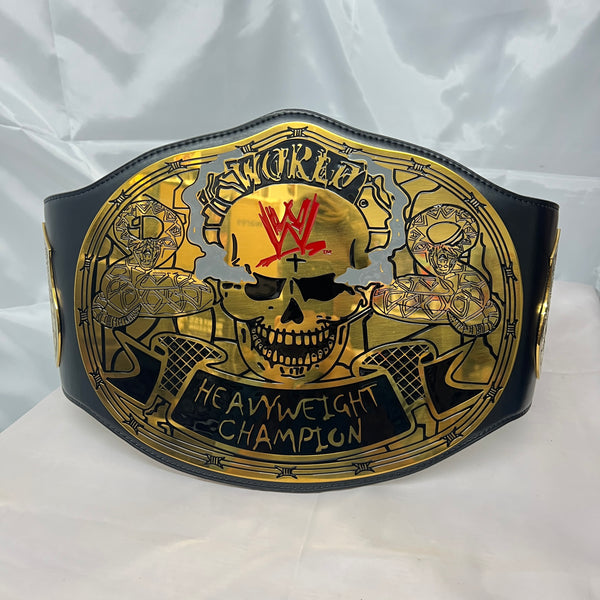 WWE Smoking Skull Stone Cold Steve Austin Championship Authentic Replica Belt WWE Shop