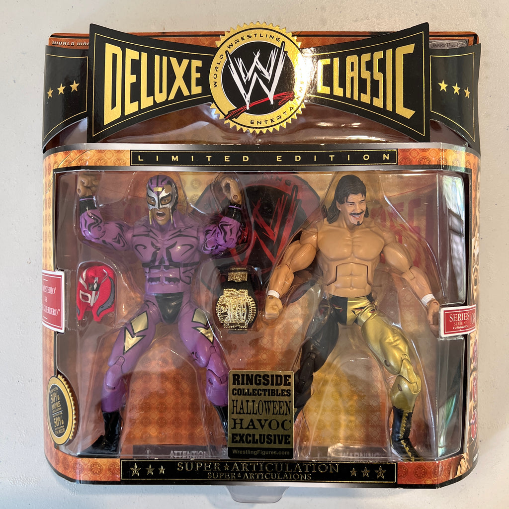 Halloween Rey Mysterio & Eddie Guerrero WWE Classic Superstars 2 Pack Action Figures Jakks