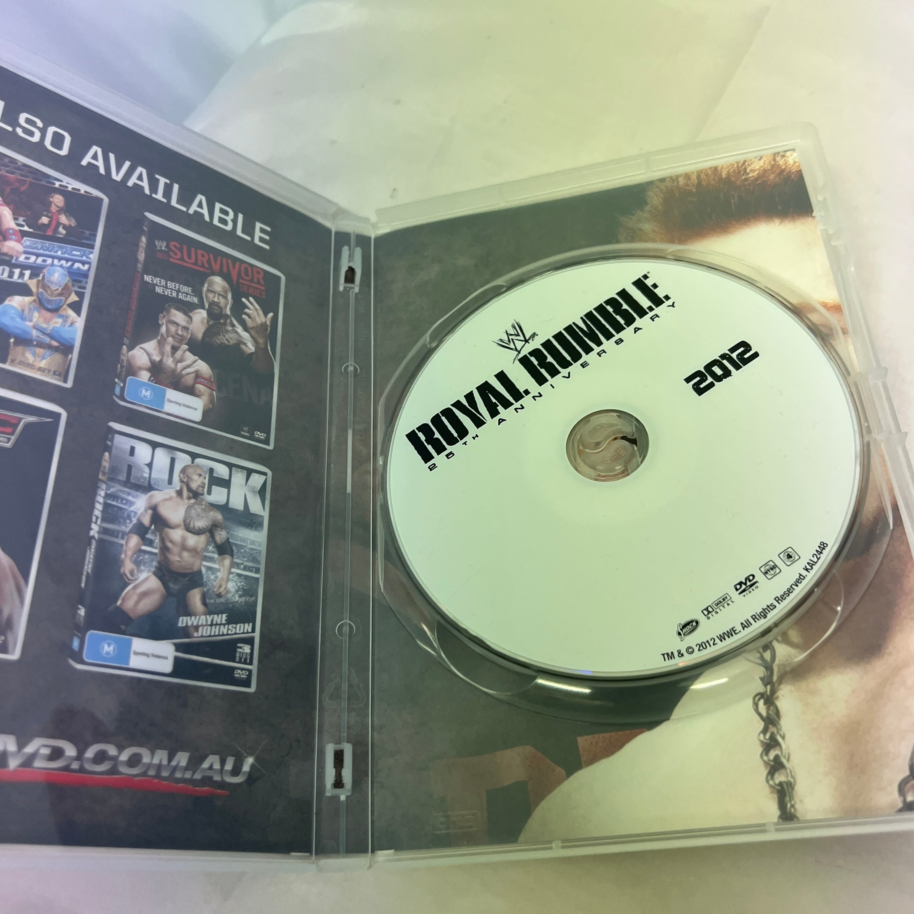 WWE Royal Rumble 2012 DVD
