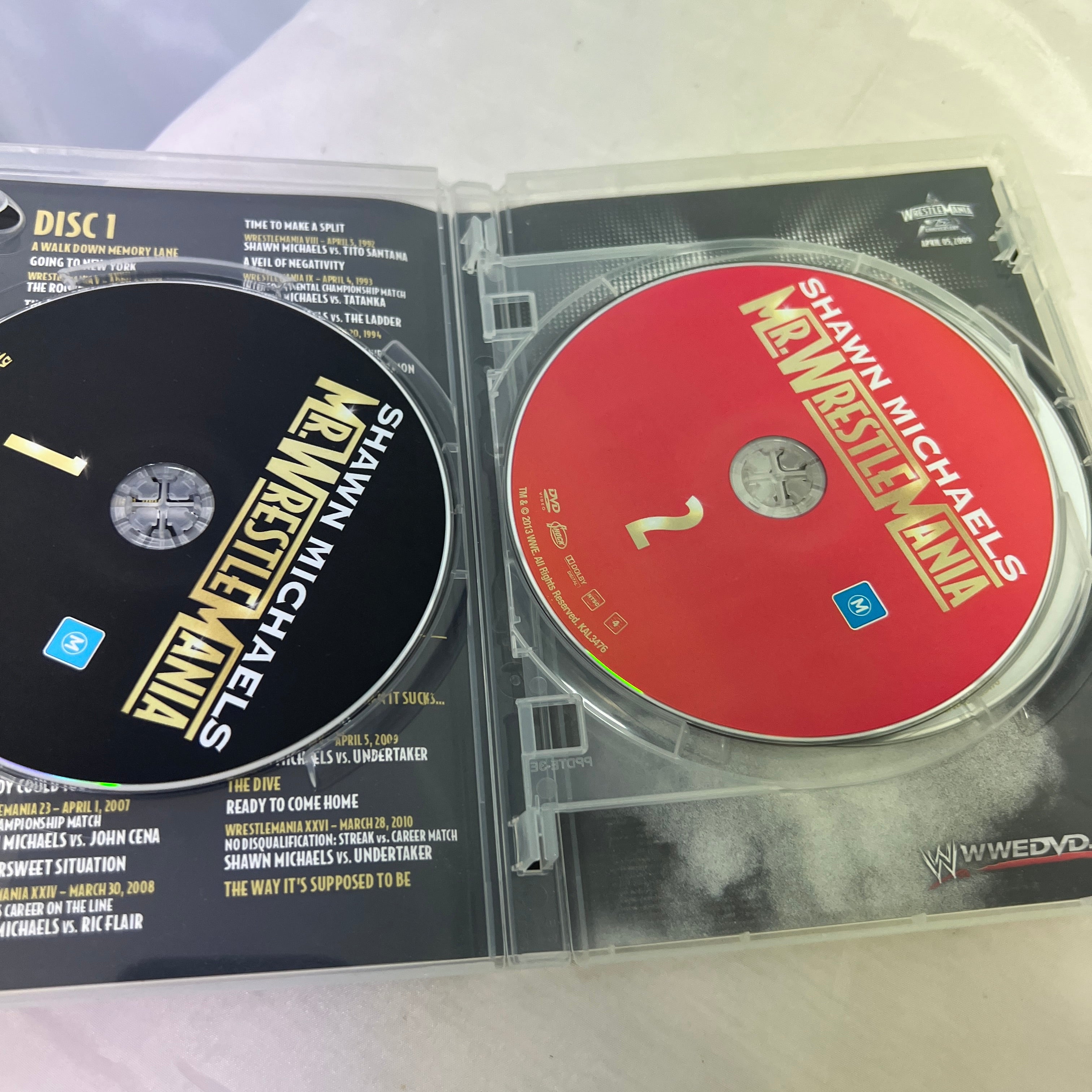 WWE Shawn Michaels Mr Wrestlemania DVD