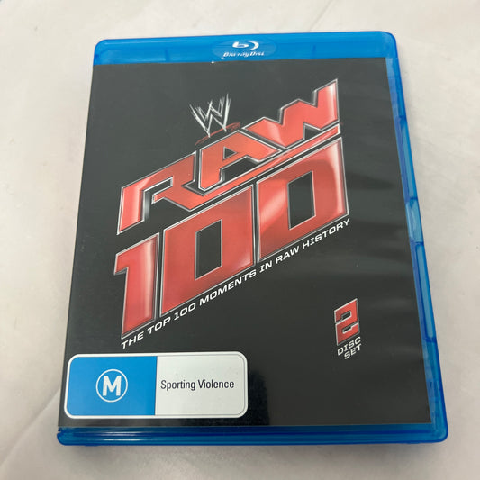 WWE Raw 100 Blu Ray DVD