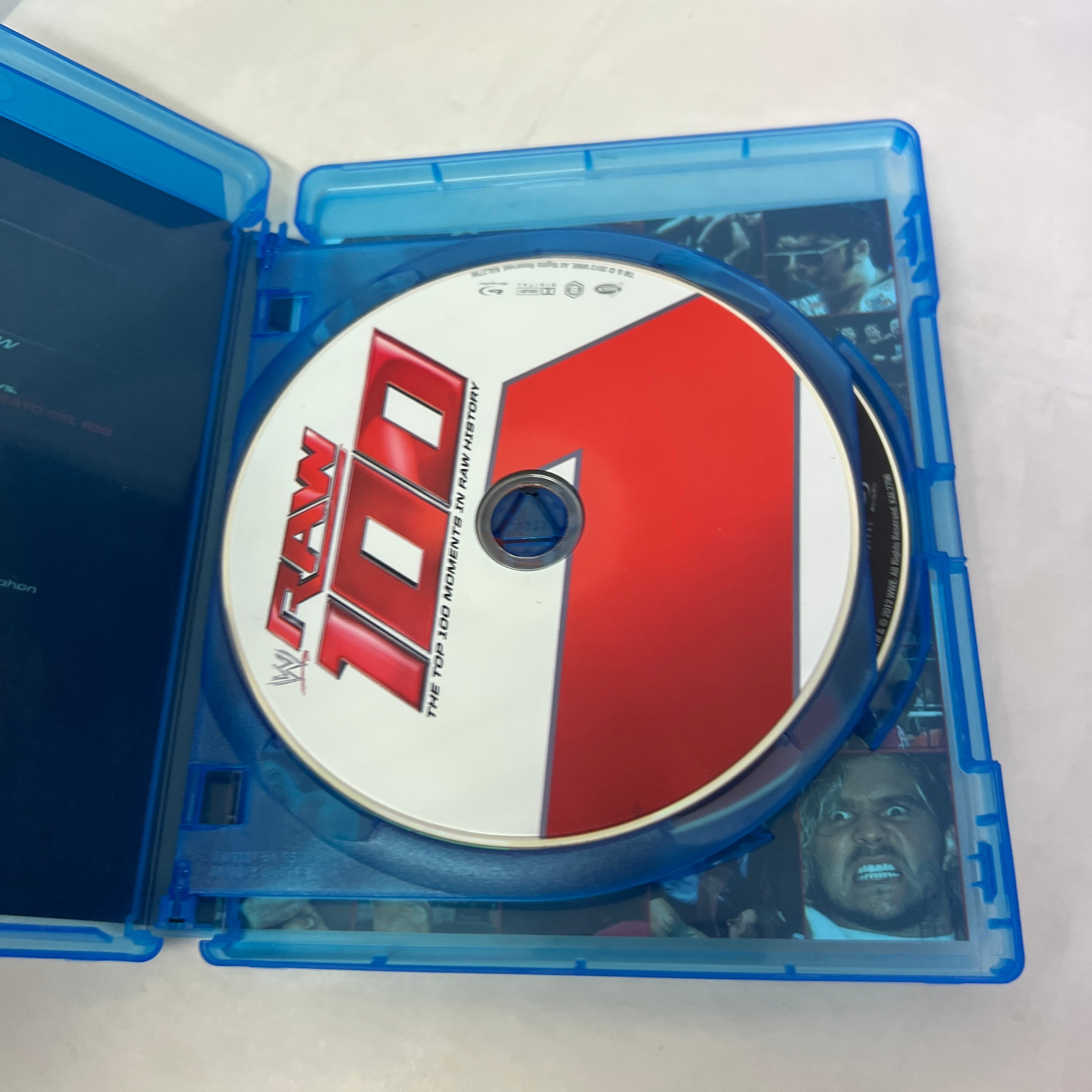 WWE Raw 100 Blu Ray DVD