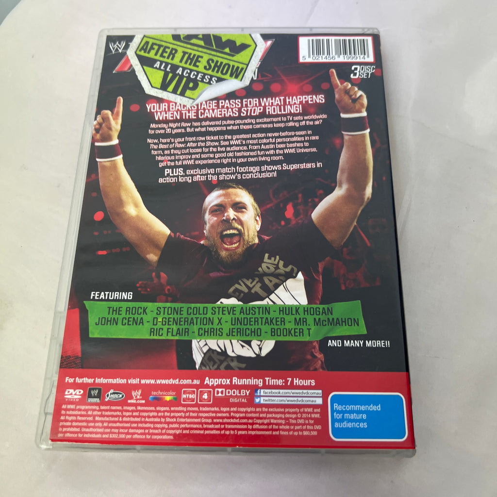 WWE The Best of Raw After The Show DVD