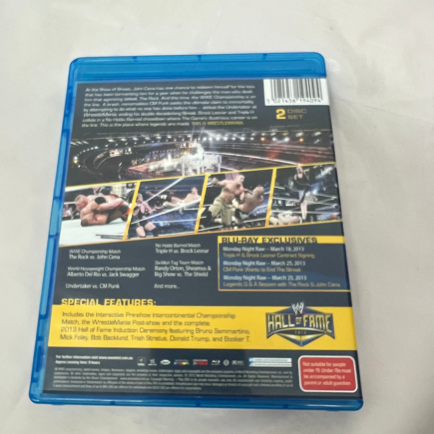 WWE Wrestlemania 29 Blu Ray DVD