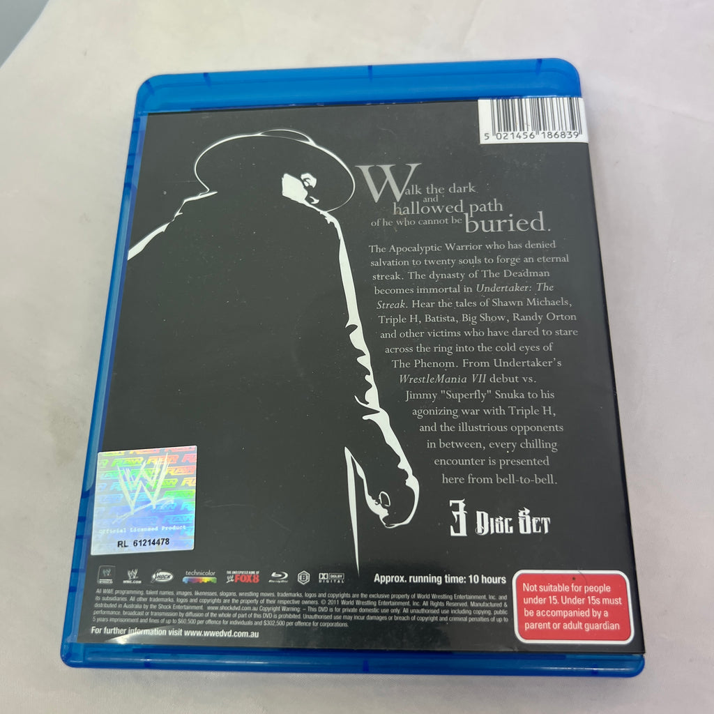 WWE Undertaker The Streak Blu Ray DVD