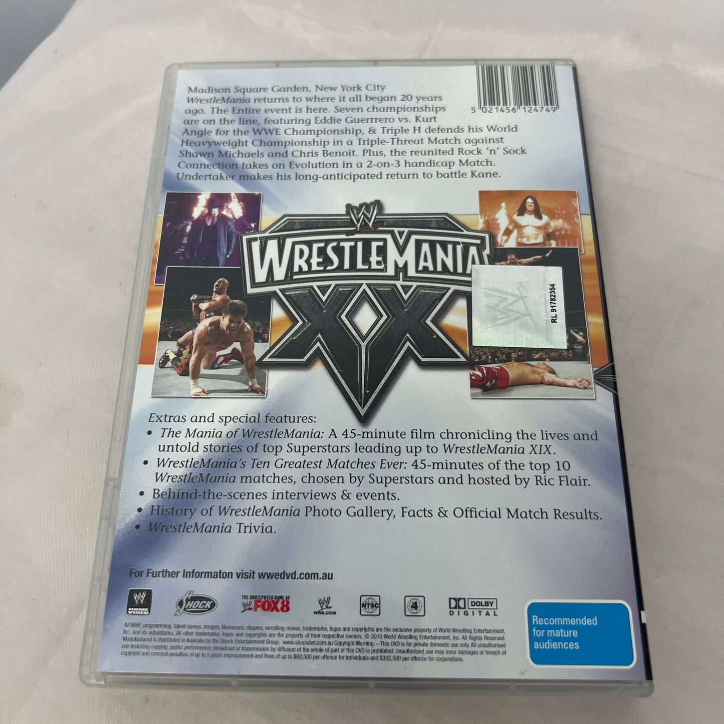 WWE Wrestlemania 20 DVD