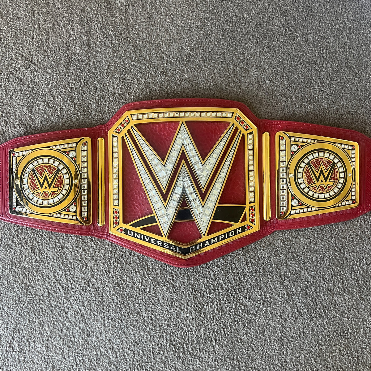 WWE Red Universal Championship Replica Title Belt WWE Shop Authentic