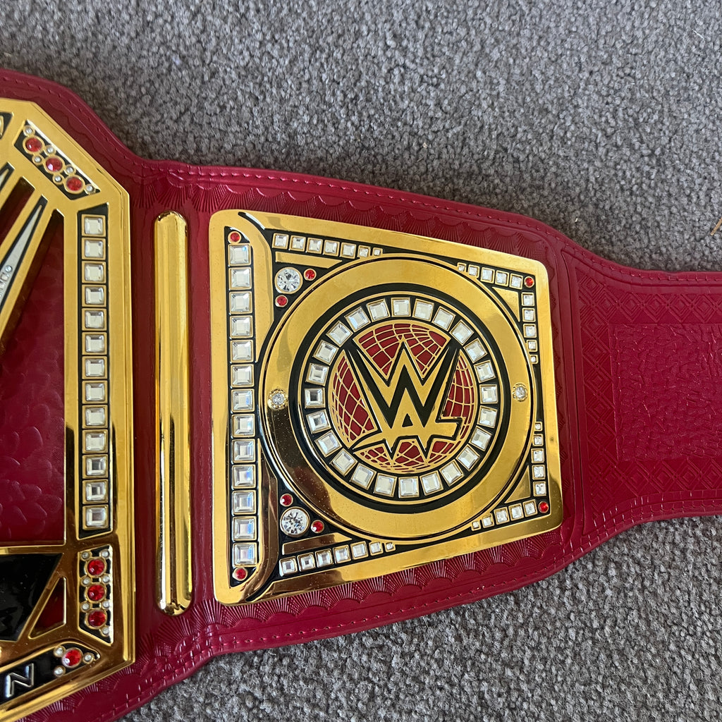 WWE Red Universal Championship Replica Title Belt WWE Shop Authentic