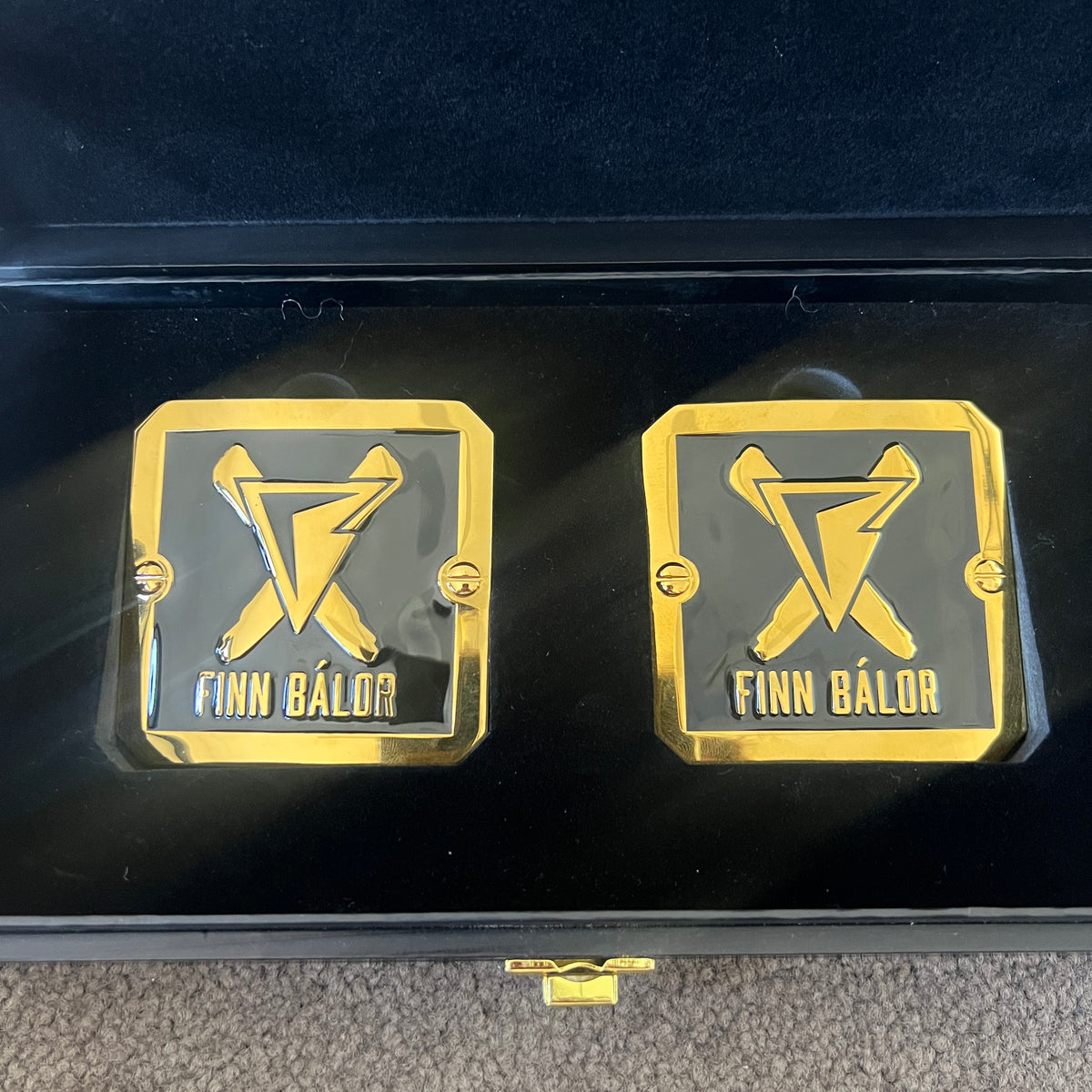 WWE Finn Balor Side Plates for Championship Replica Title Belt WWE Shop Authentic