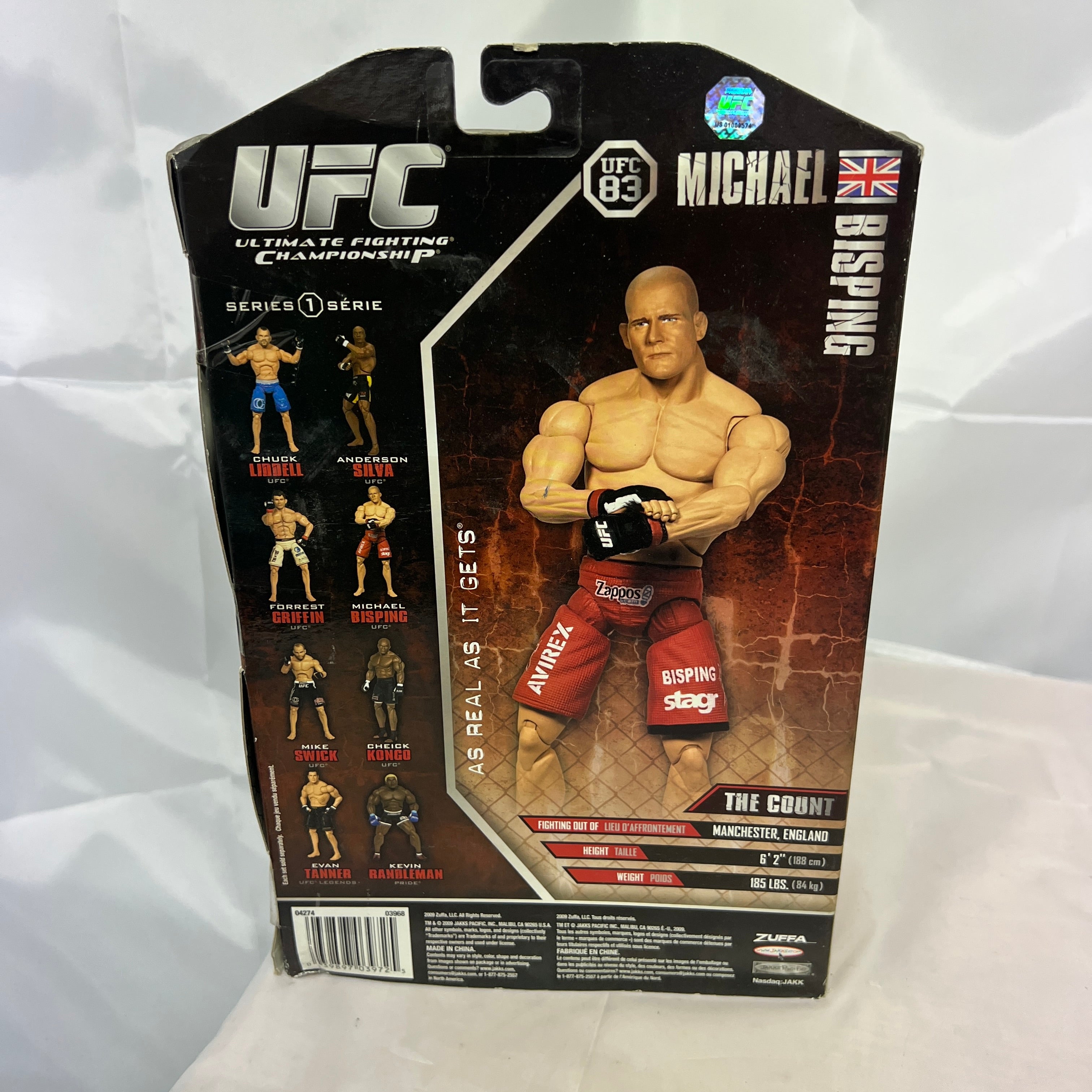 Michael Bisping UFC 83 Collection Jakks Action Figure